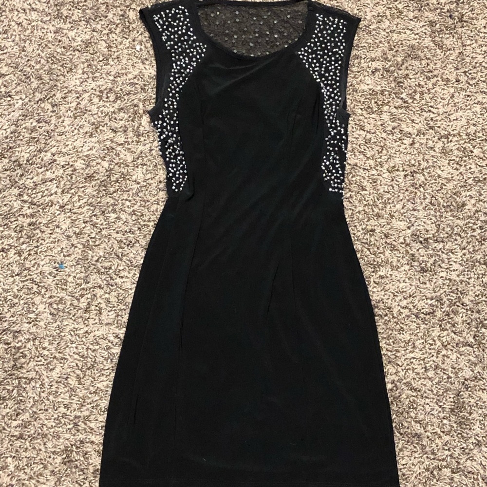 Form-fitting Black Dress